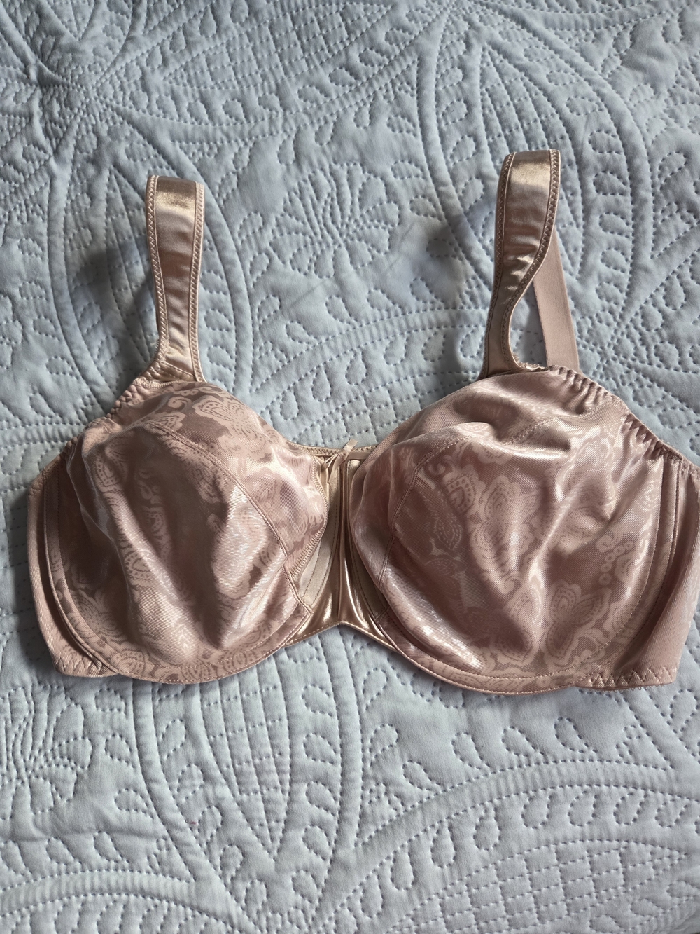 Wonderbra Rose Gold Satin Underwire Bra